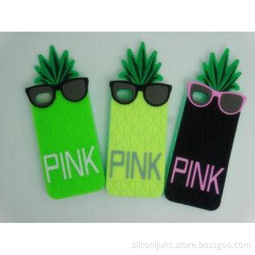 Pineapple Silicone Cell Phone Case Dust-proof / Smart Phone